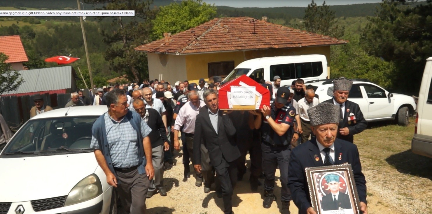 Kıbrıs gazileri törenle sonsuzluğa uğurlandı
