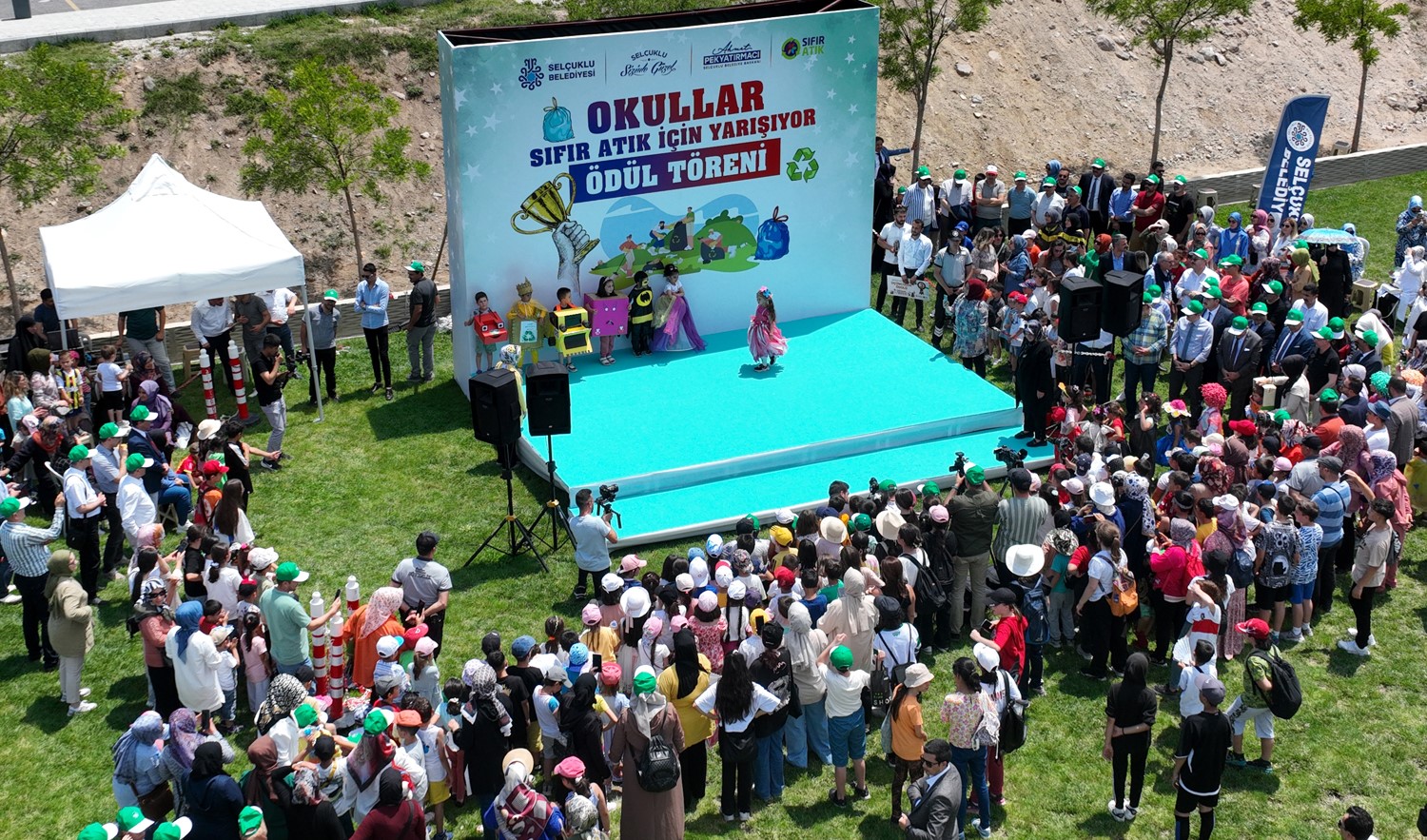 Selçuklu’da Okullar Arası Sıfır Atık Yarışması’nın ödülleri sahiplerini buldu
