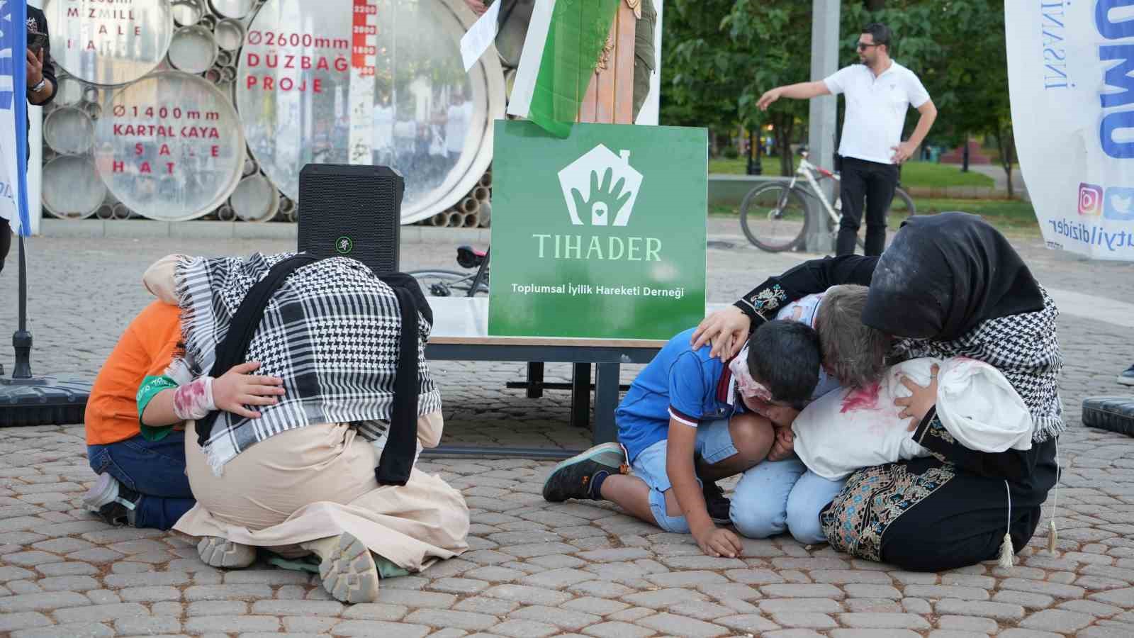 Gaziantep’te Filistin’e destek yürüyüşü yapıldı
