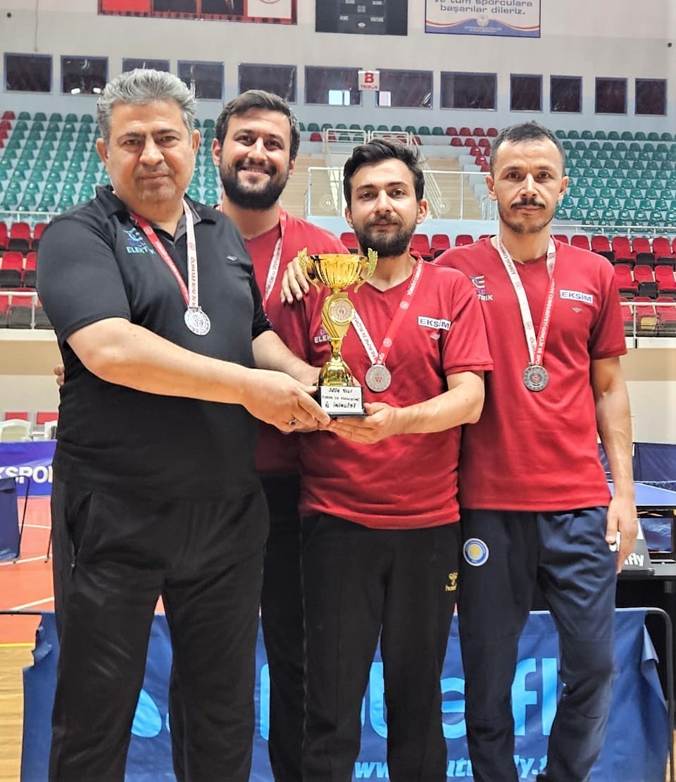 Dicle Elektrik, Masa Tenisi Kuruluşlar Ligi’nde 2. oldu
