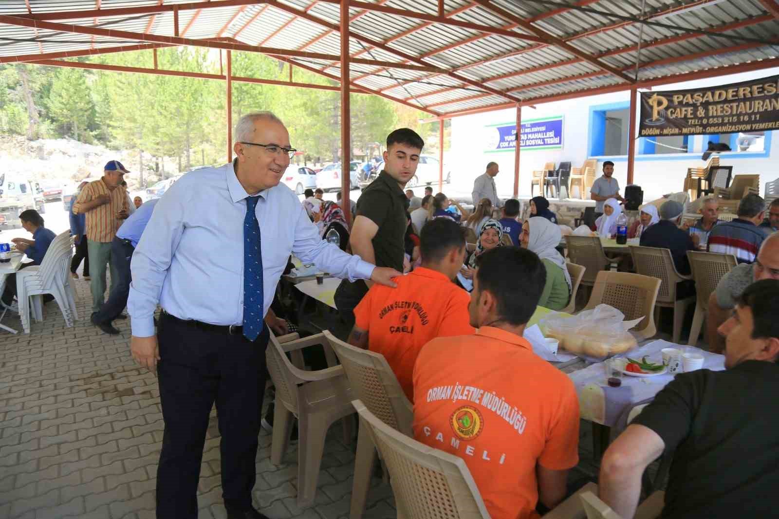 Çameli Belediyesi Yumrutaş Mahallesine çok amaçlı sosyal tesis kazandırdı
