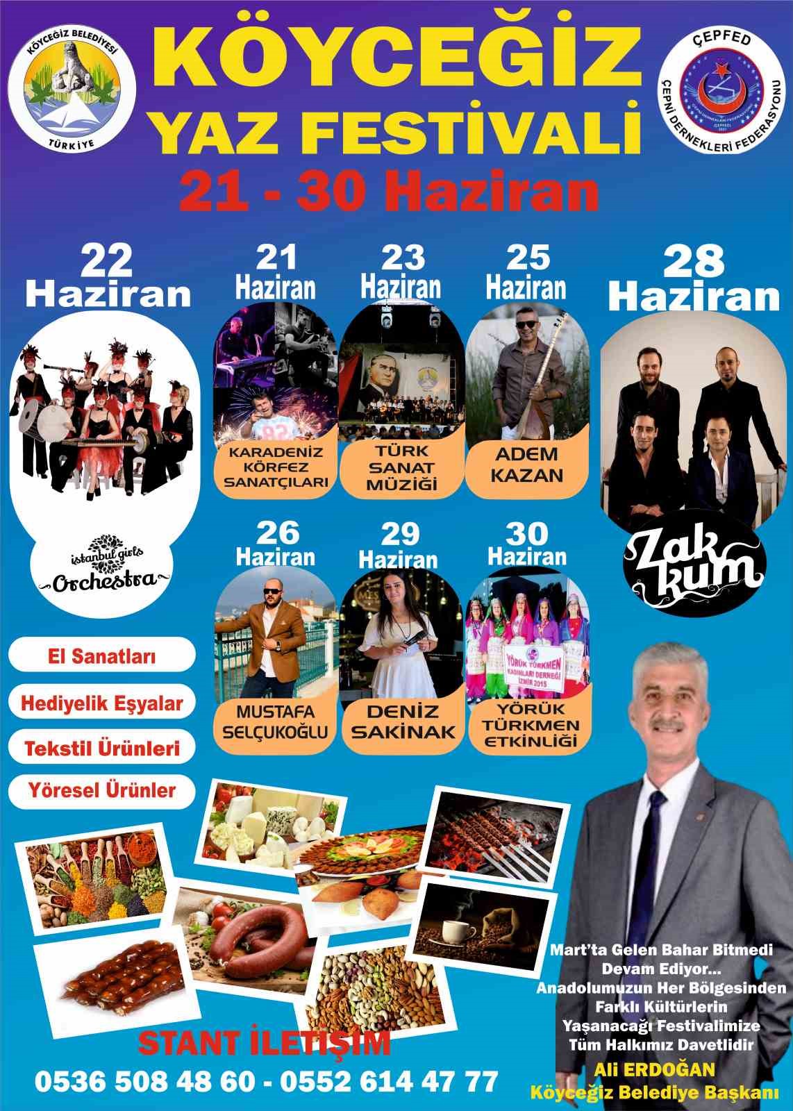 Köyceğiz ‘yaz festivali’ için hazırlıklar tamamlandı
