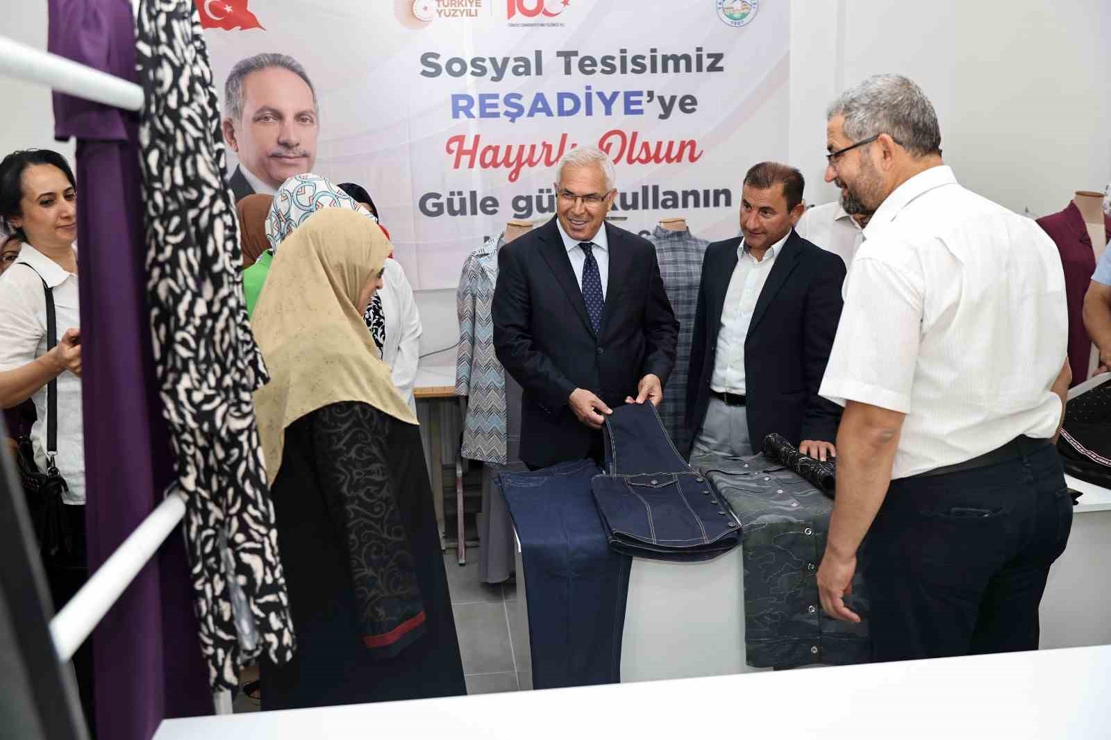 Talas Belediyesi’nden Reşadiye’ye sosyal tesis
