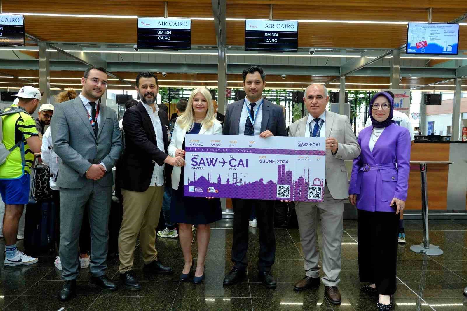 Air Cairo Sabiha Gökçen Havalimanı’na uçuş başlattı
