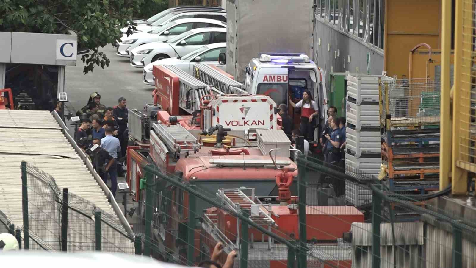 Bursa’da fabrikada korkutan yangın
