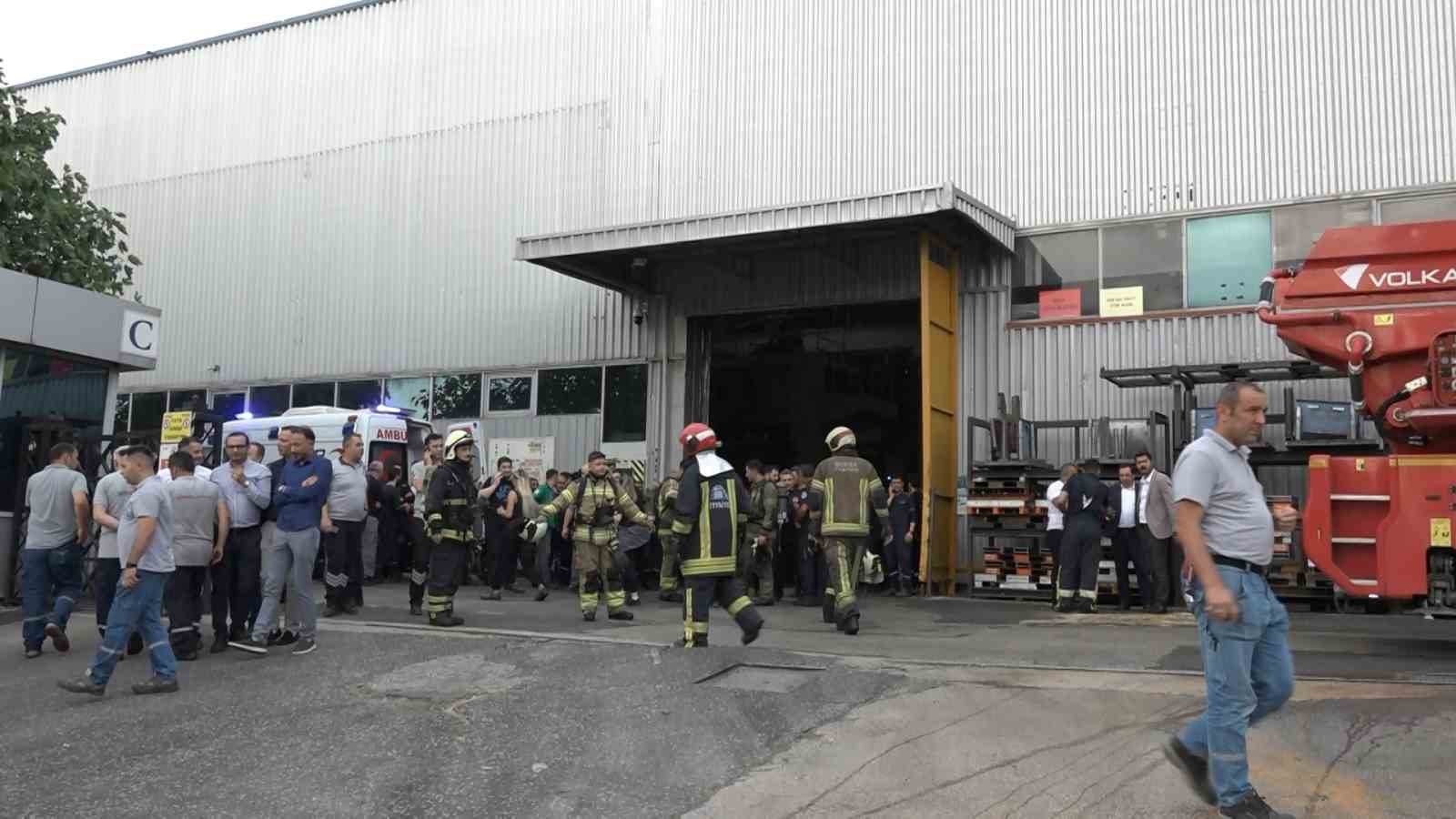 Bursa’da fabrikada korkutan yangın
