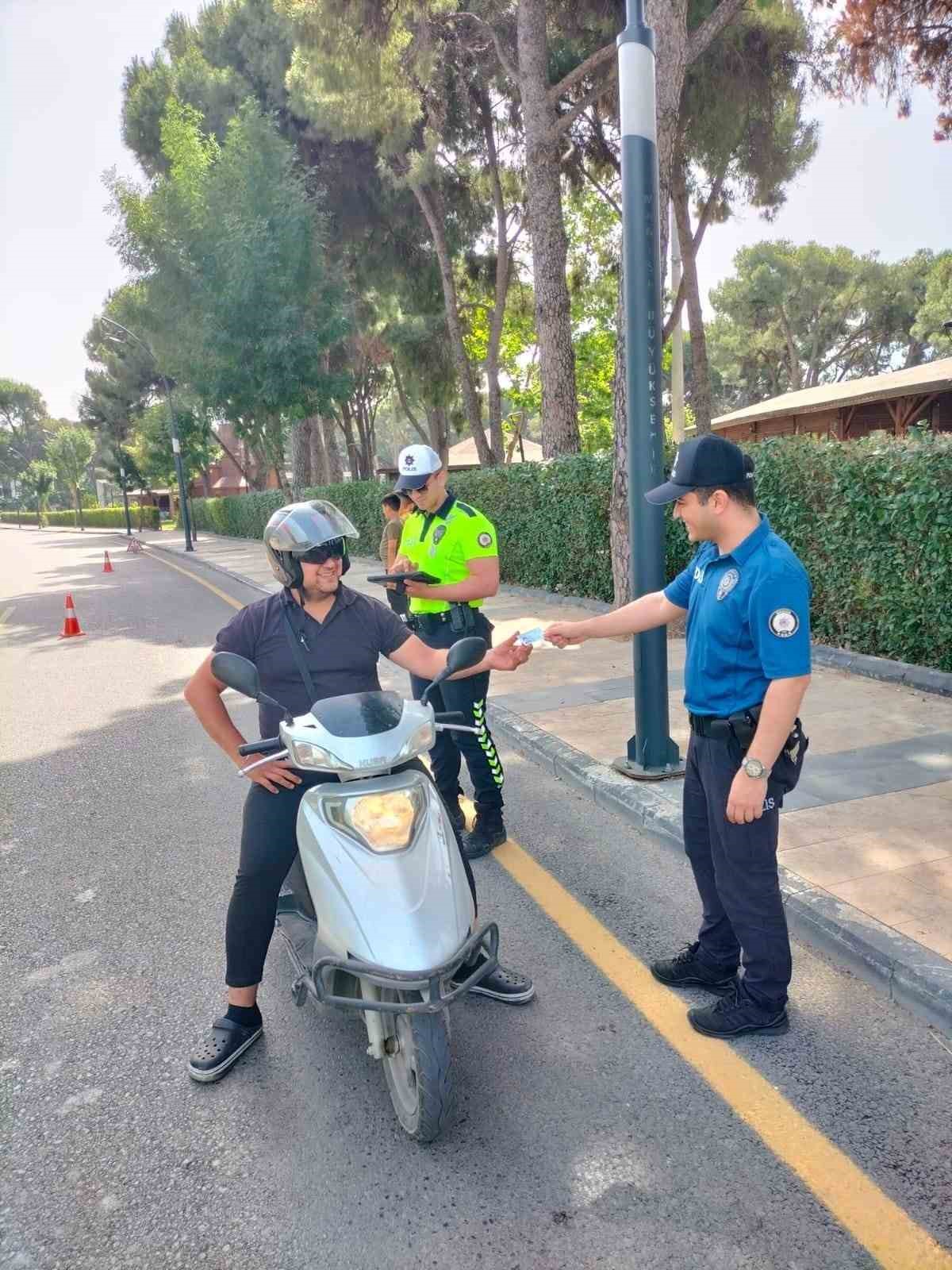 Manisa’da 37 motosiklet trafikten men edildi
