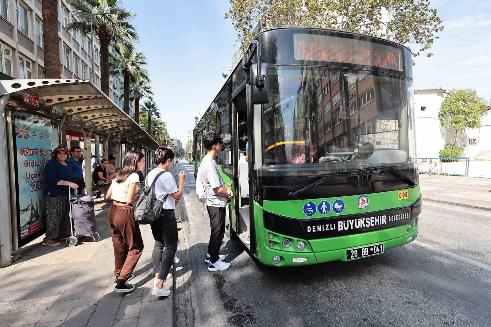 Denizli’de YKS’ye girecek öğrencilere ulaşım ücretsiz
