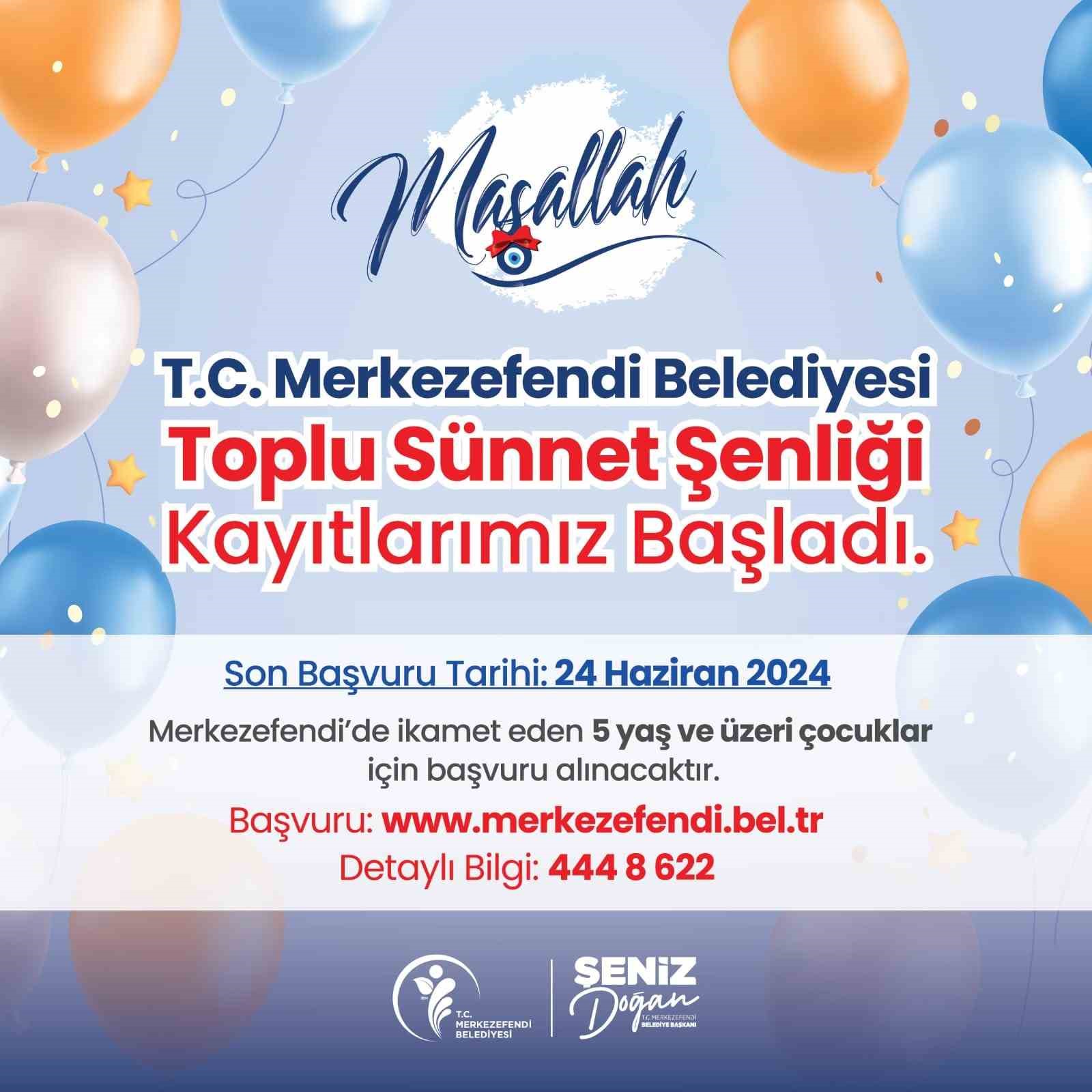 Merkezefendi’de toplu sünnet etkinliği kayıtları başladı
