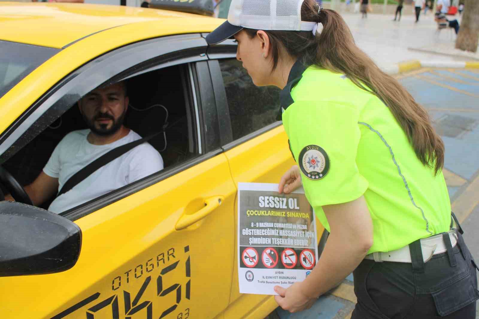 Trafik ekipleri bu kez öğrenciler için sahaya indi
