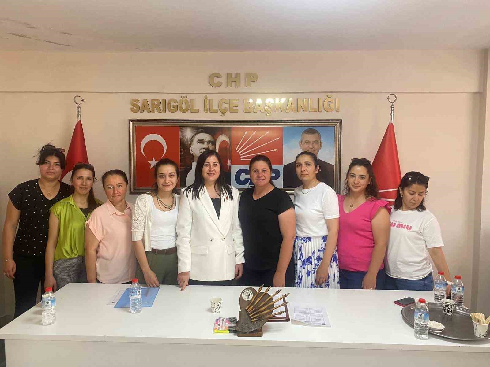 CHP Sarıgöl İlçe Kadın Kollarına yeni başkan
