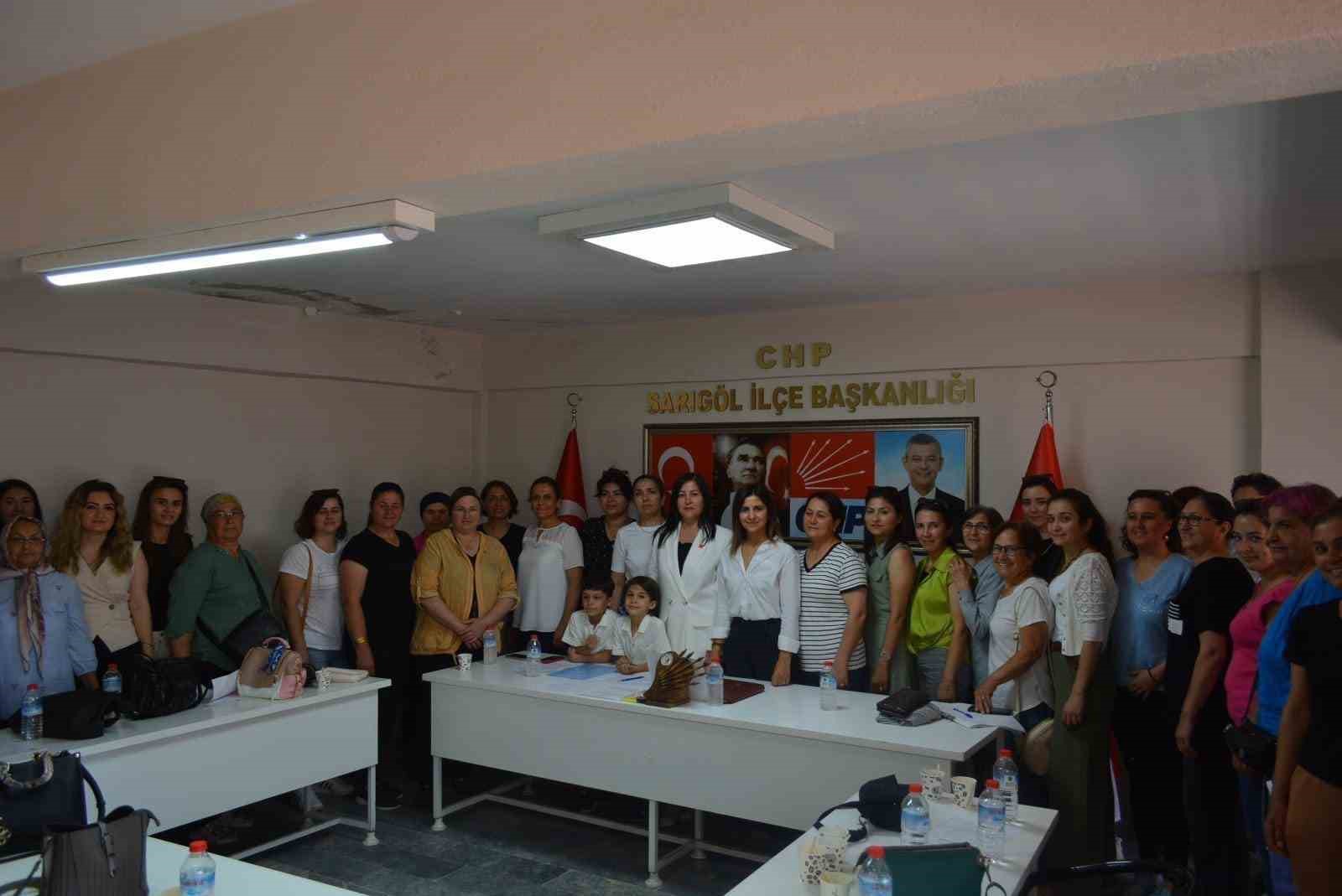 CHP Sarıgöl İlçe Kadın Kollarına yeni başkan
