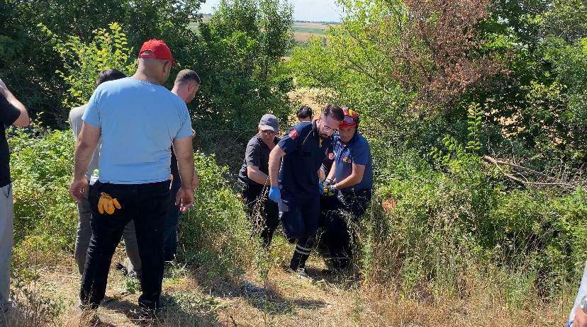 Uzunköprü’de otomobil şarampole uçtu: 1 yaralı
