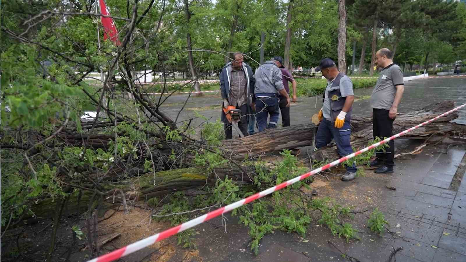 Kırıkkale’de sağanak yağış hayatı olumsuz etkiledi: Tarım arazileri zarar gördü
