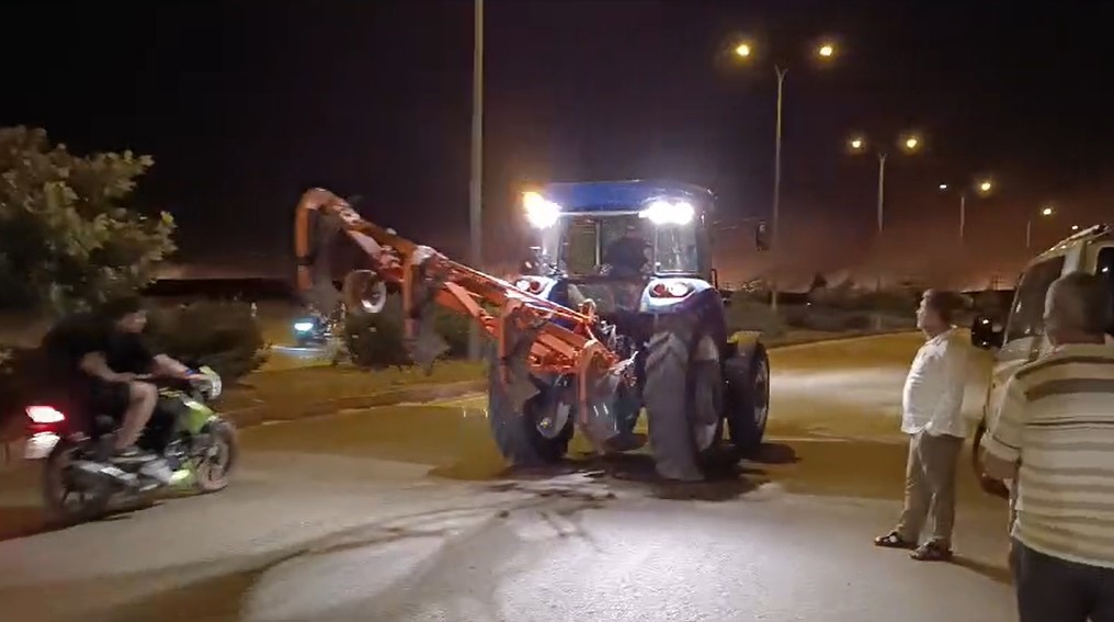 Gaziantep’teki mera ve anız yangınına müdahale sürüyor
