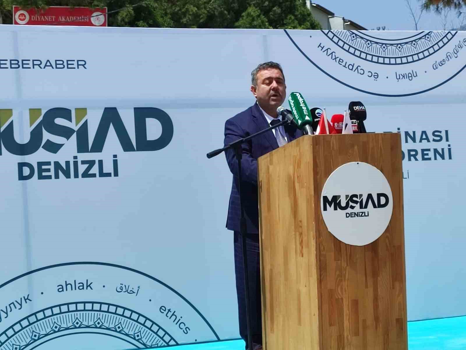 Denizli MÜSİAD Bilim Merkezi ve Hizmet Binasının temeli törenle atıldı
