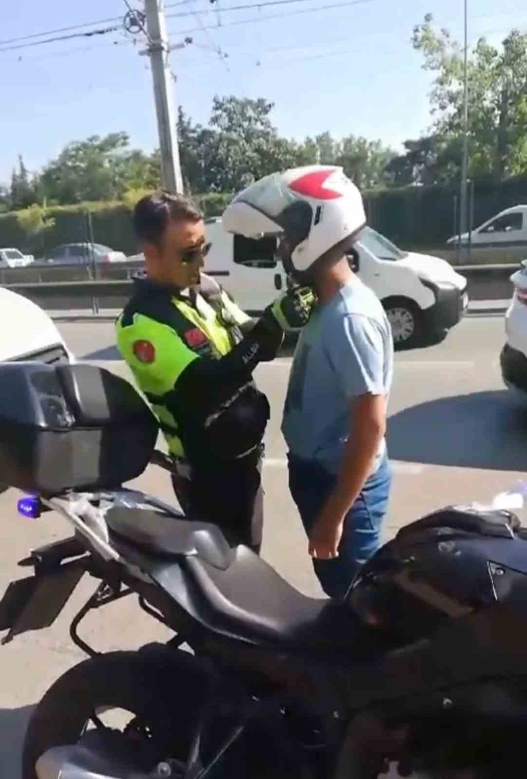 Motosikletli sınav timine büyük alkış
