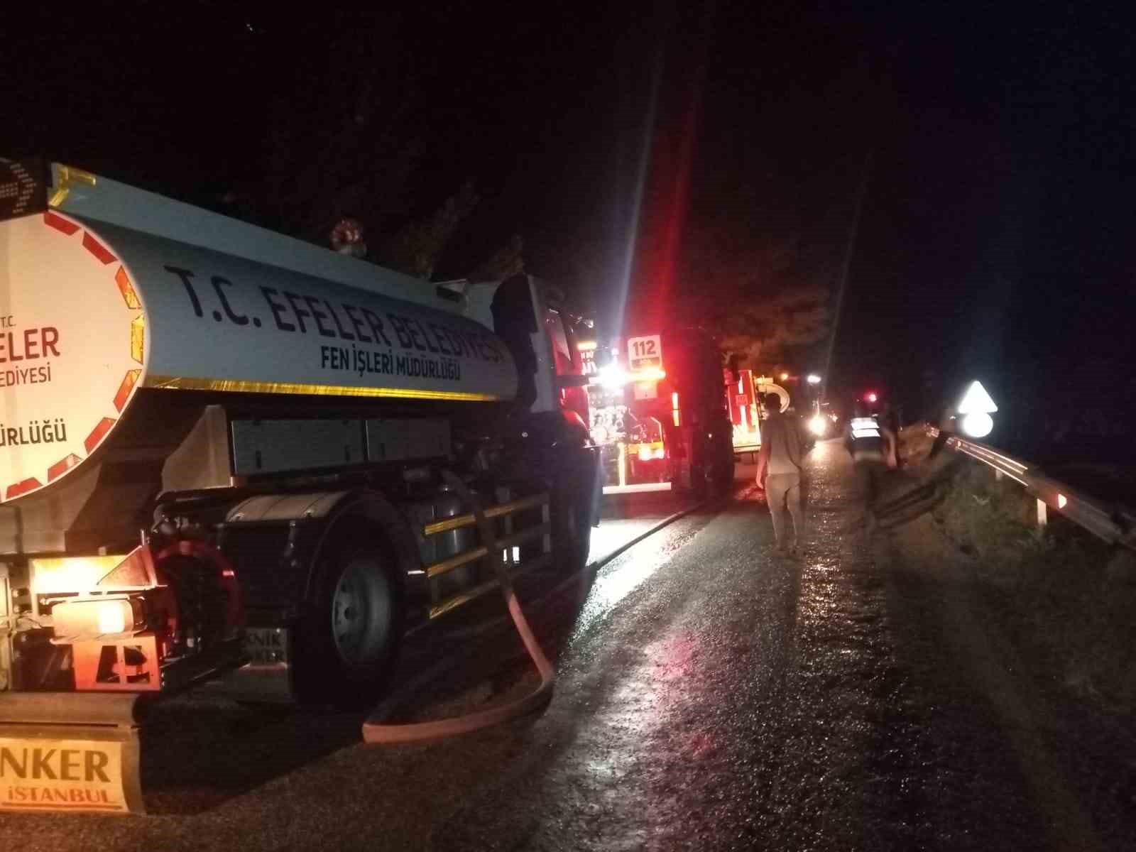 Efeler Belediyesi’nden Kuyucak’taki yangına destek
