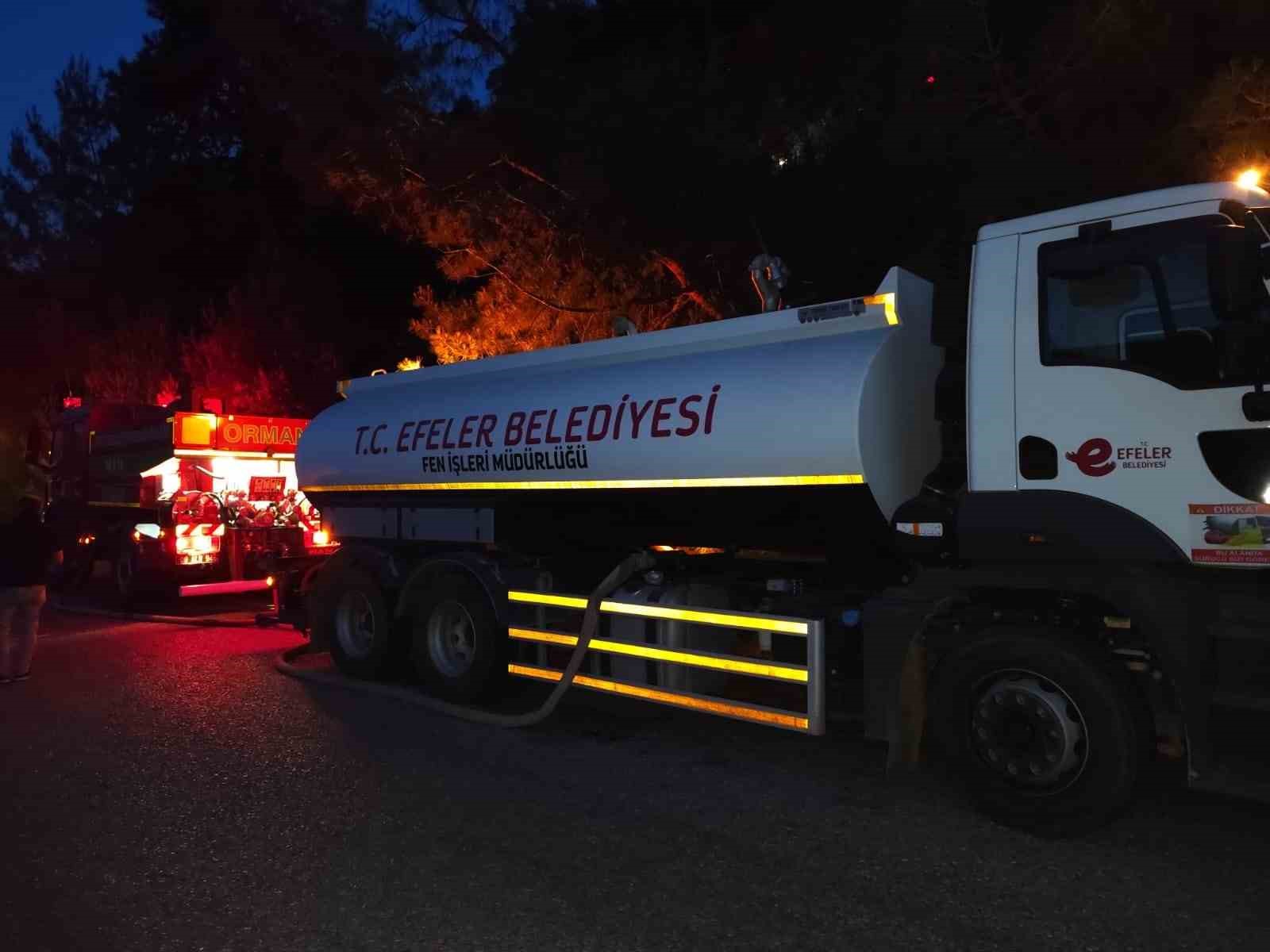 Efeler Belediyesi’nden Kuyucak’taki yangına destek
