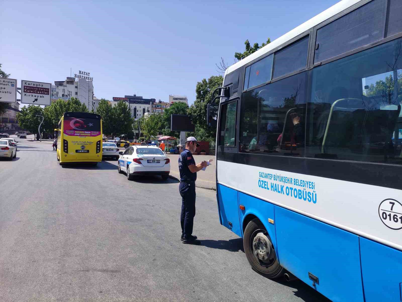 Büyükşehir zabıtasından toplu taşıma araçlarında klima denetimi
