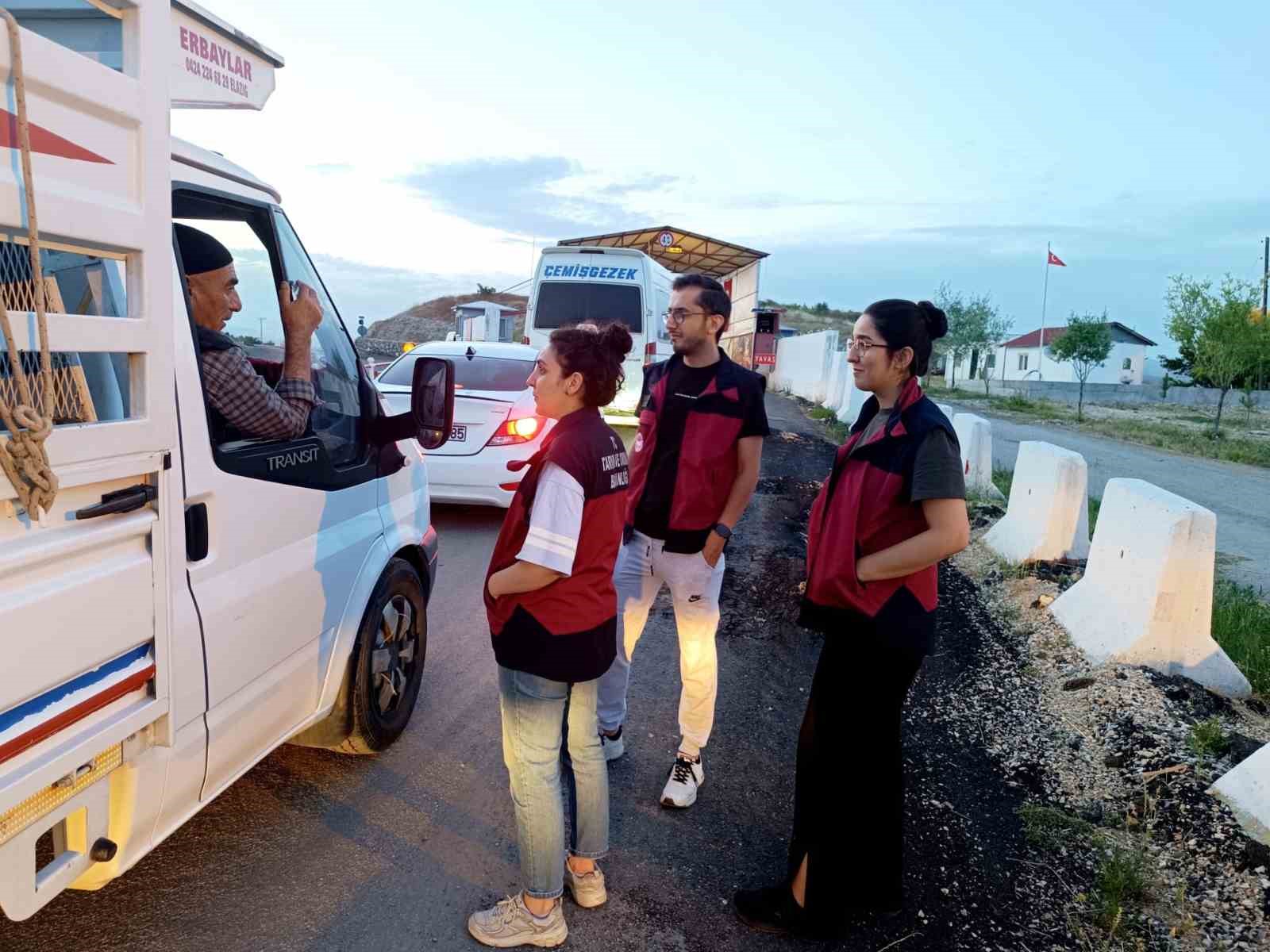 Tunceli’de hayvan sevkiyatına sıkı denetim
