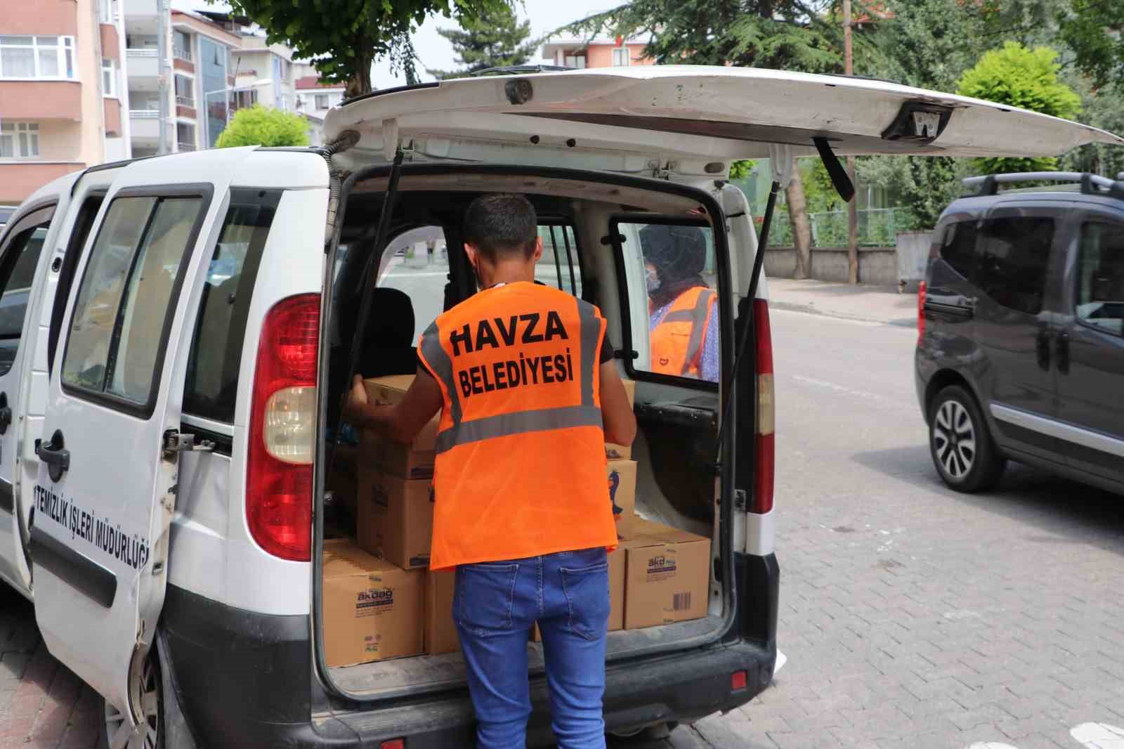 Havza Belediyesi, araçlarını YKS için adaylara tahsis etti
