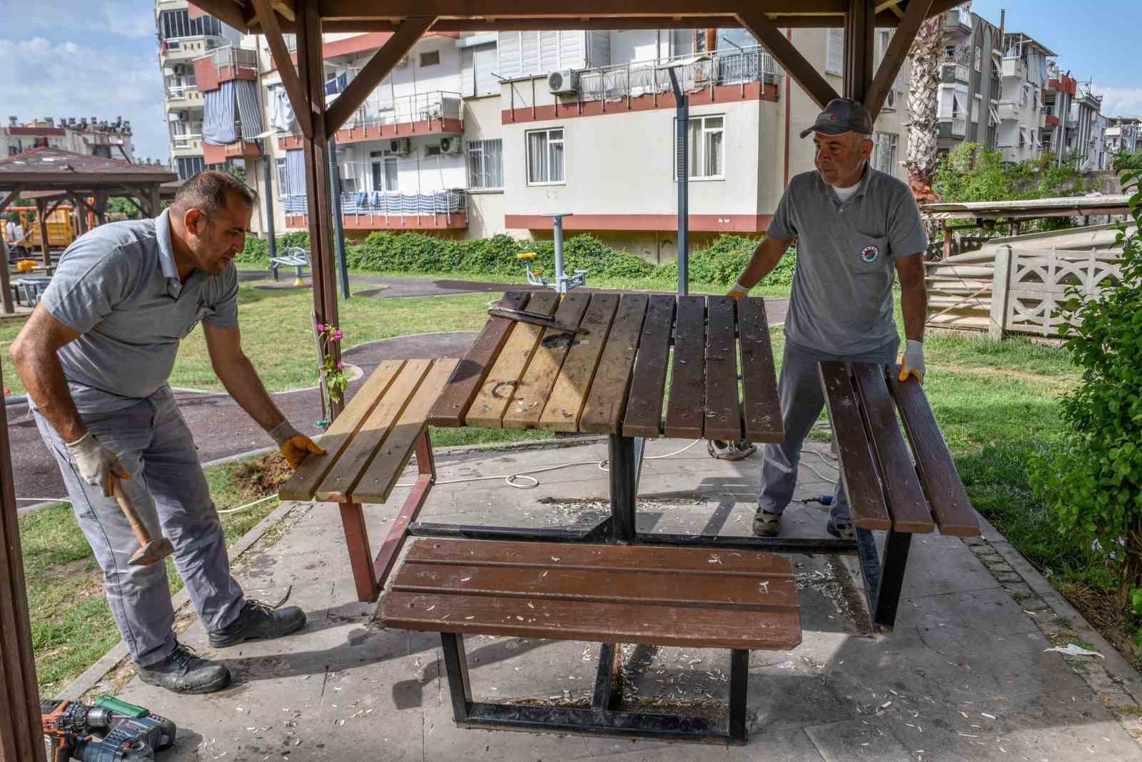 Kepez İsmet İnönü Parkı yenilendi
