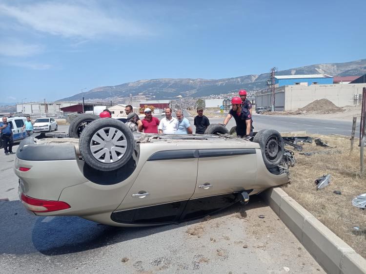 Kahramanmaraş’ta meydana gelen trafik kazasında bir kişi yaralandı
