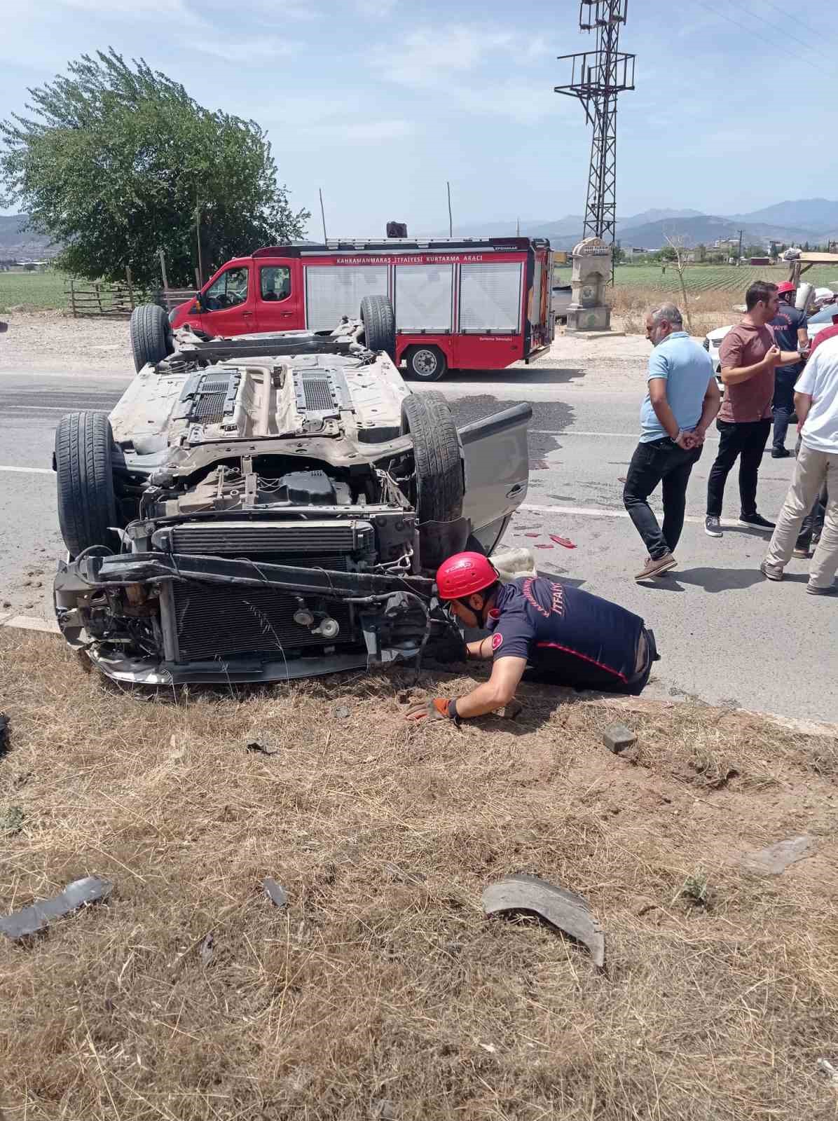 Kahramanmaraş’ta meydana gelen trafik kazasında bir kişi yaralandı
