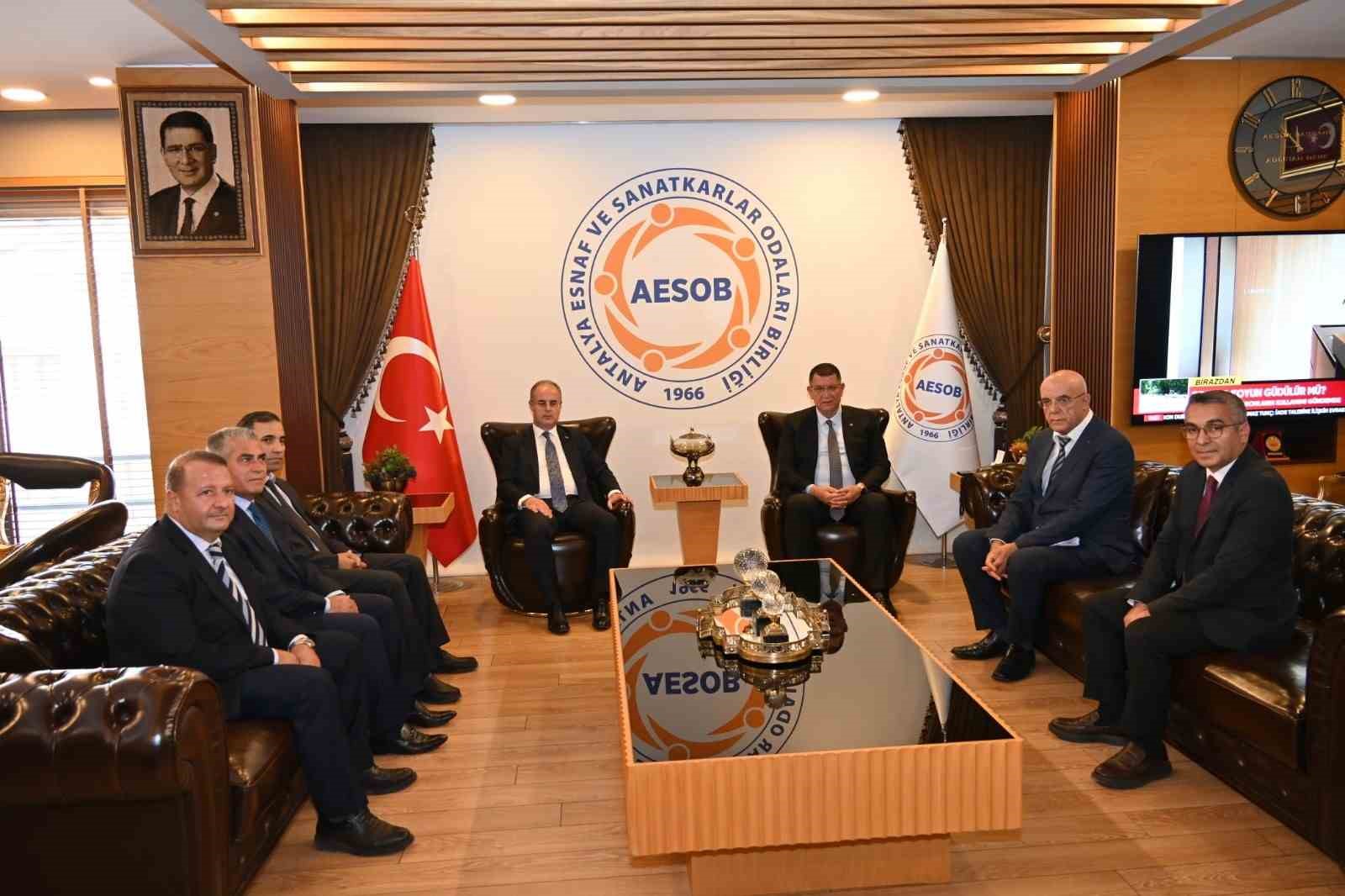 AESOB’a Antalya Vergi Dairesi erişim masası kuruldu
