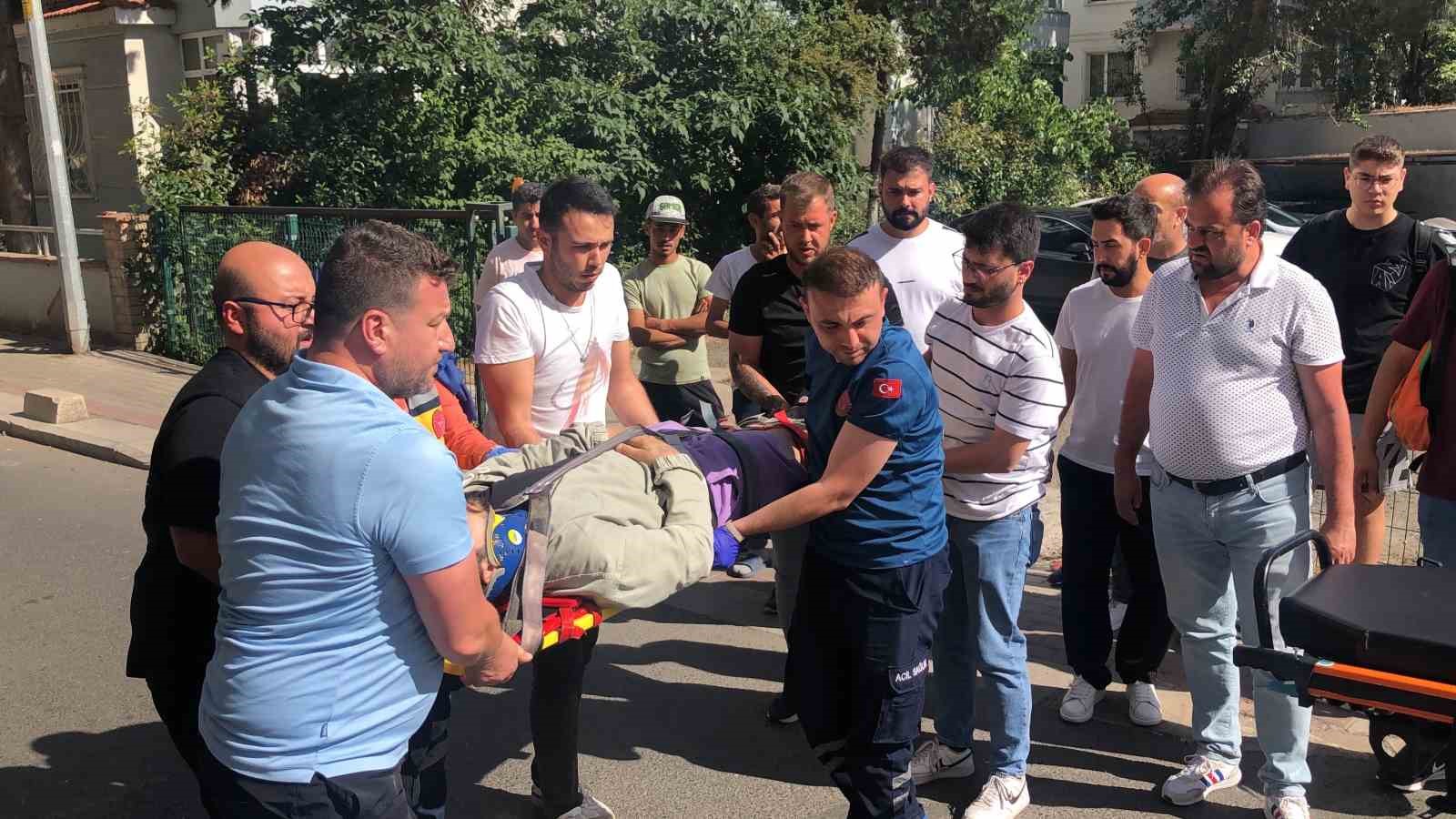 Tekirdağ’da motosikletle otomobilin çarpıştığı kaza kamerada
