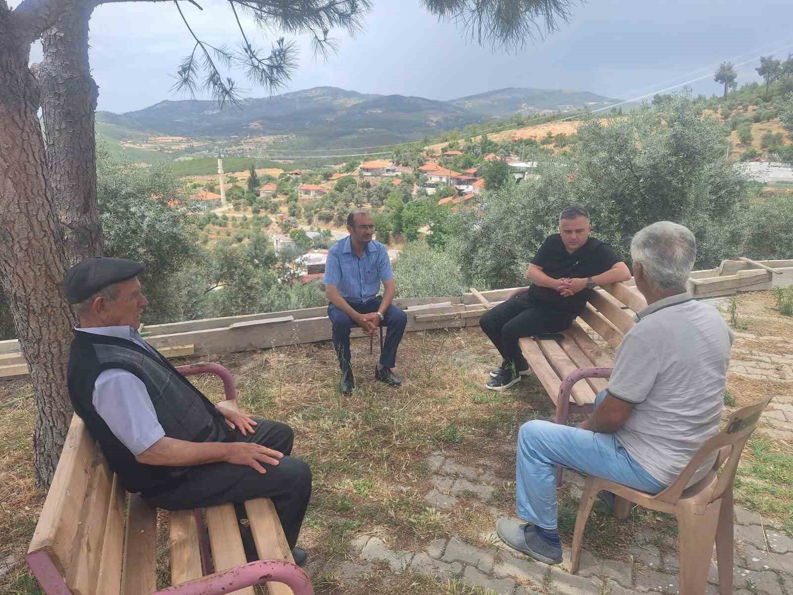 Bozdoğan Kaymakamı Gökçe Örentaht ve Hışımlar halkıyla bir araya geldi
