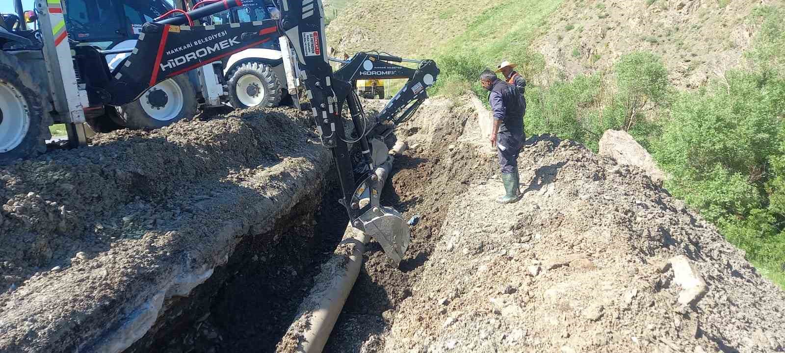 Hakkari’deki içme suyu arızası giderildi
