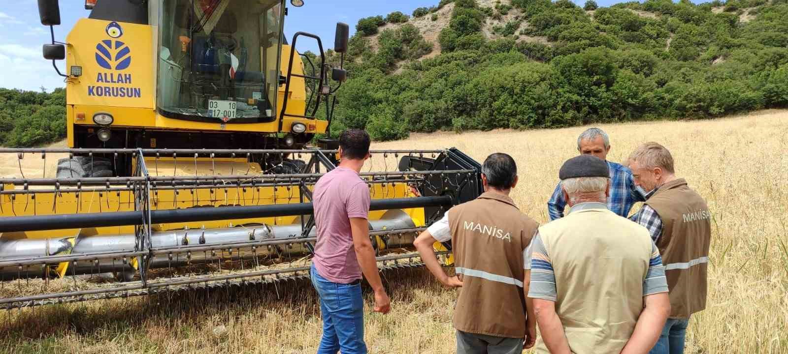 Manisa’da biçerdöverlerin dane kaybına sıkı denetim
