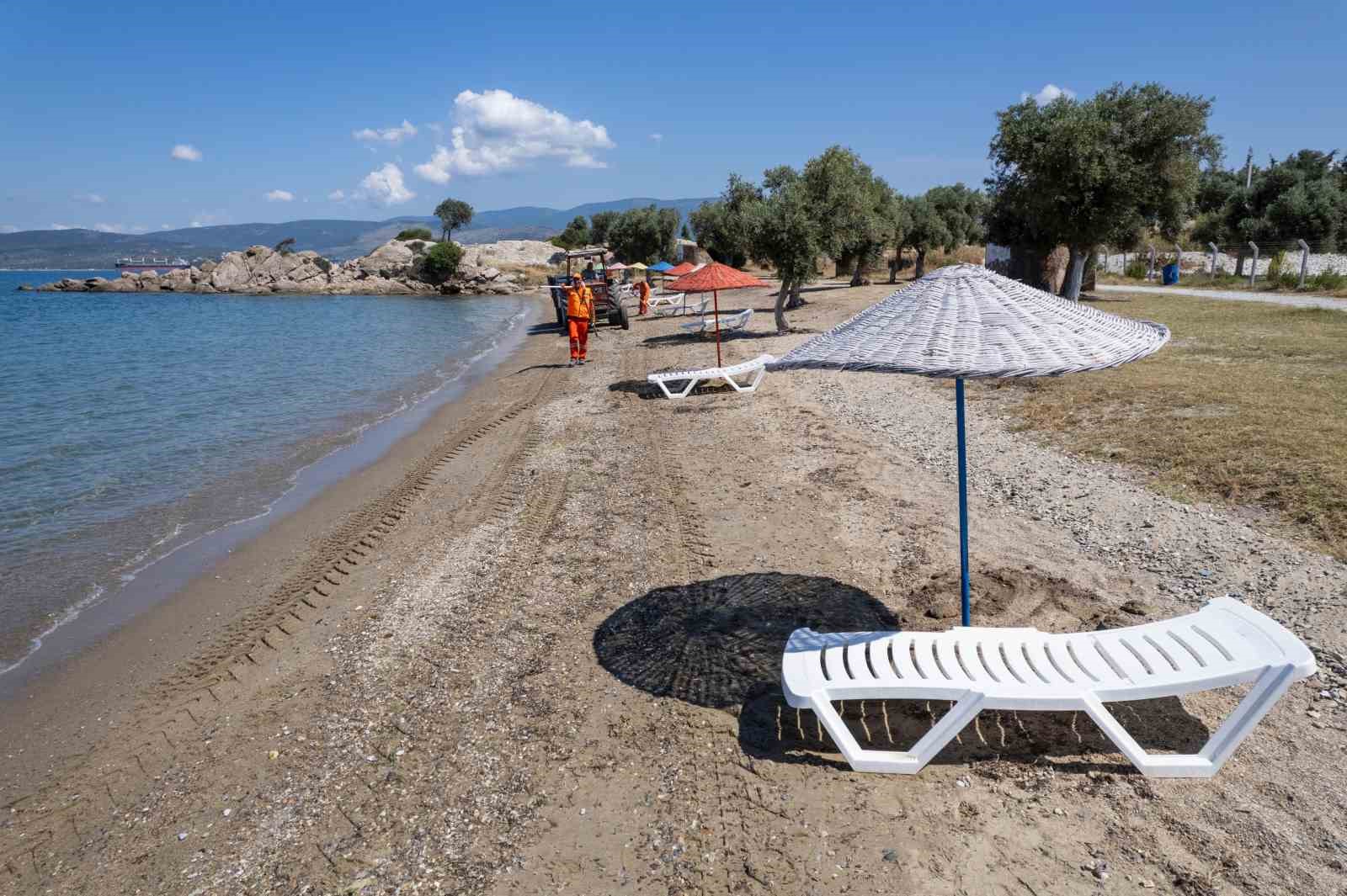 Milas Belediyesi sahillerdeki çalışmalarını tamamladı
