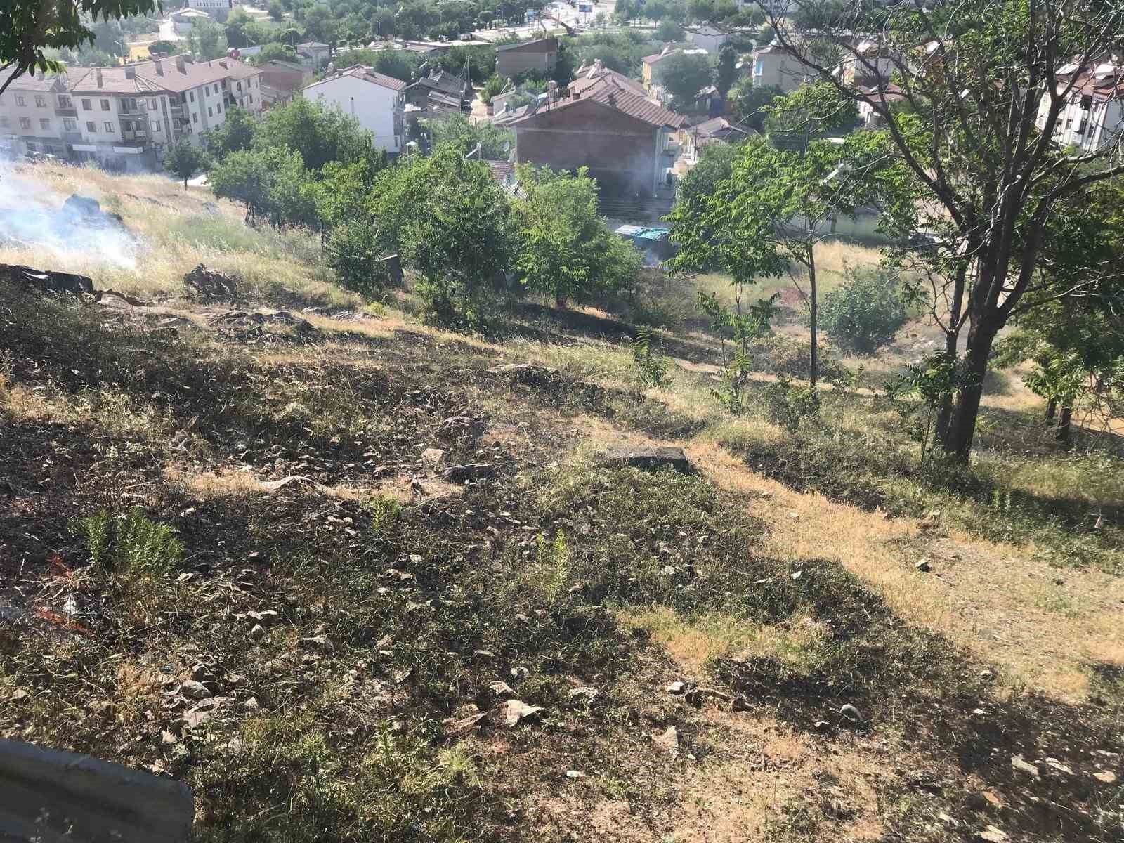 Elazığ’da korkutan yangın
