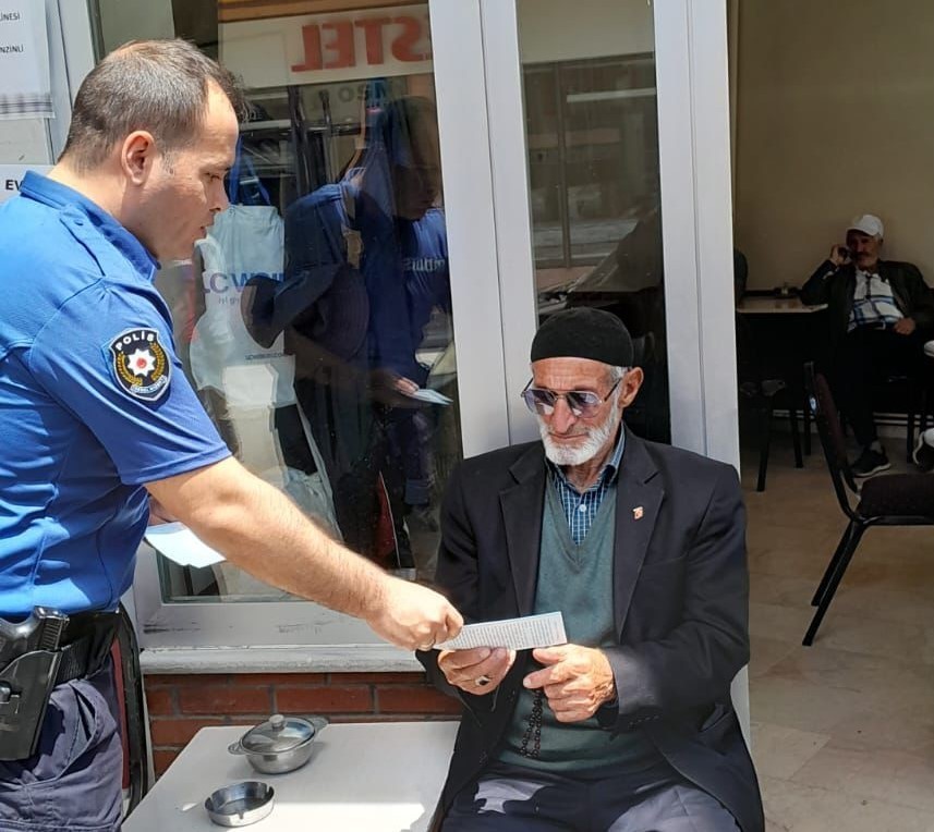 Tortum’da polisten vatandaşa uyarı
