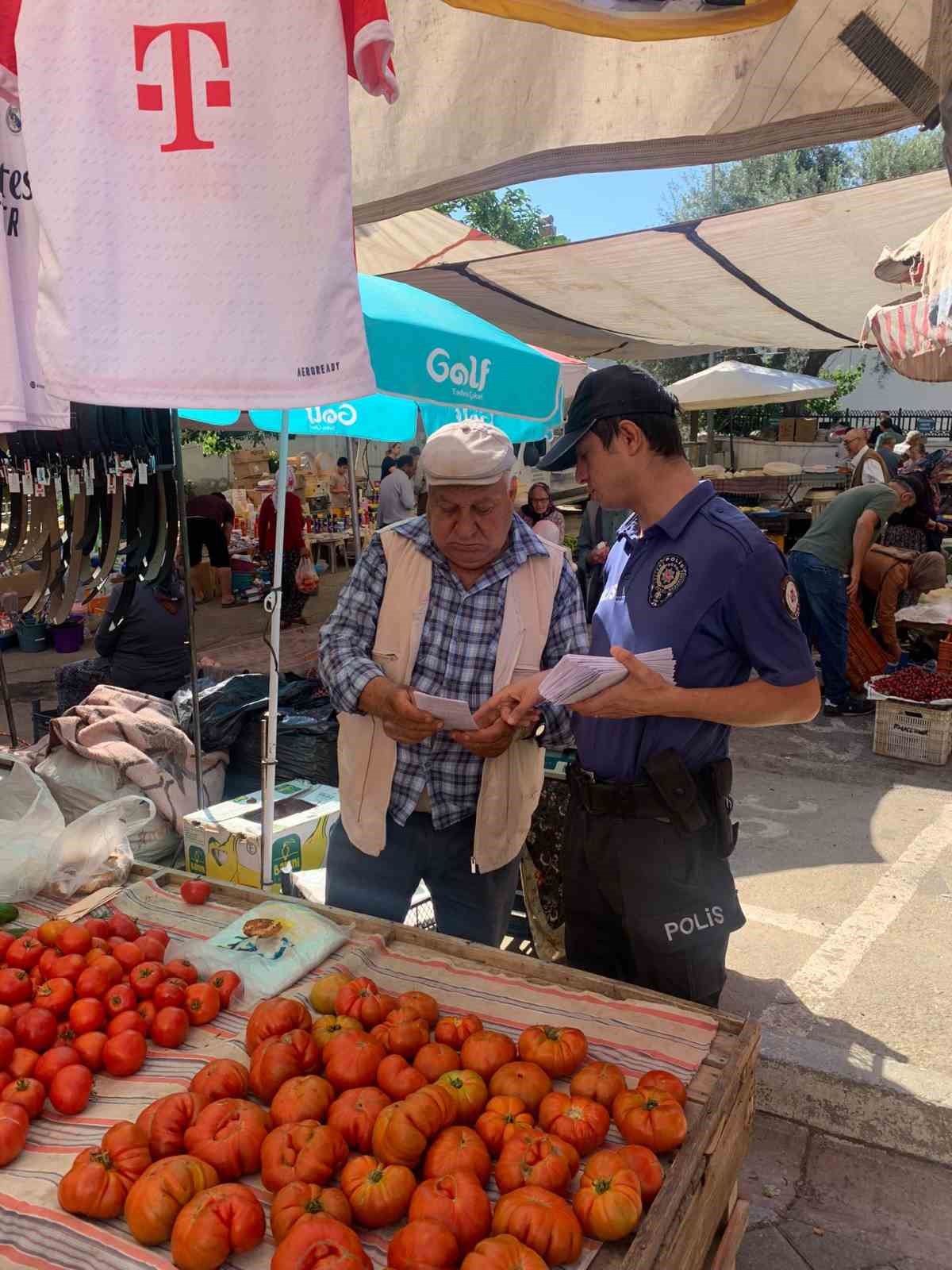 Karacasu’da sahte para bilgilendirmesi
