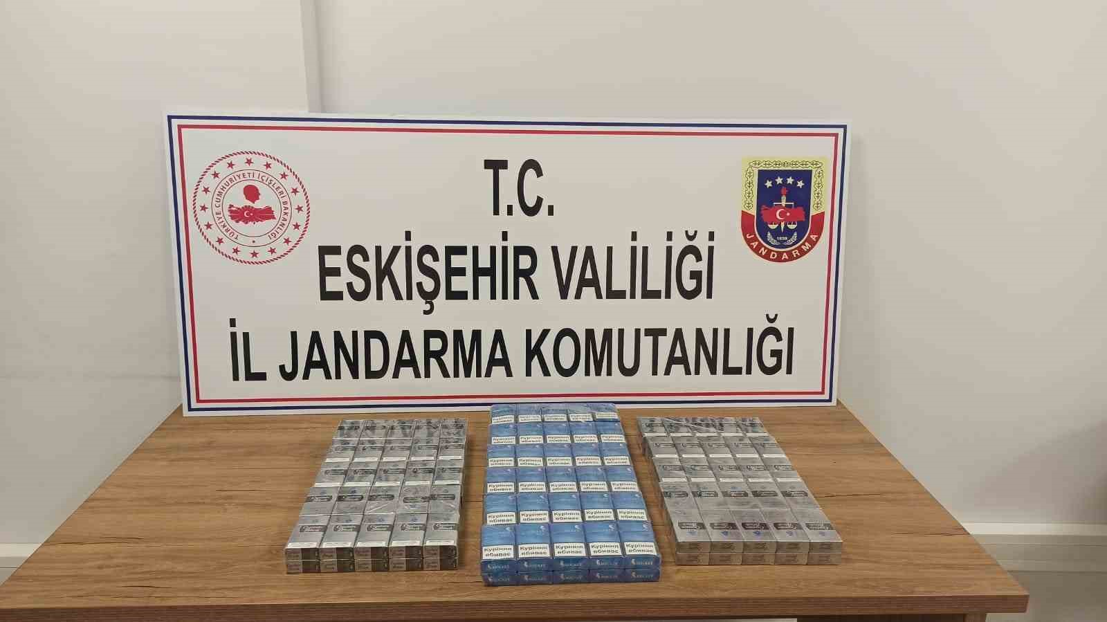 160 paket kaçak sigara ele geçirildi
