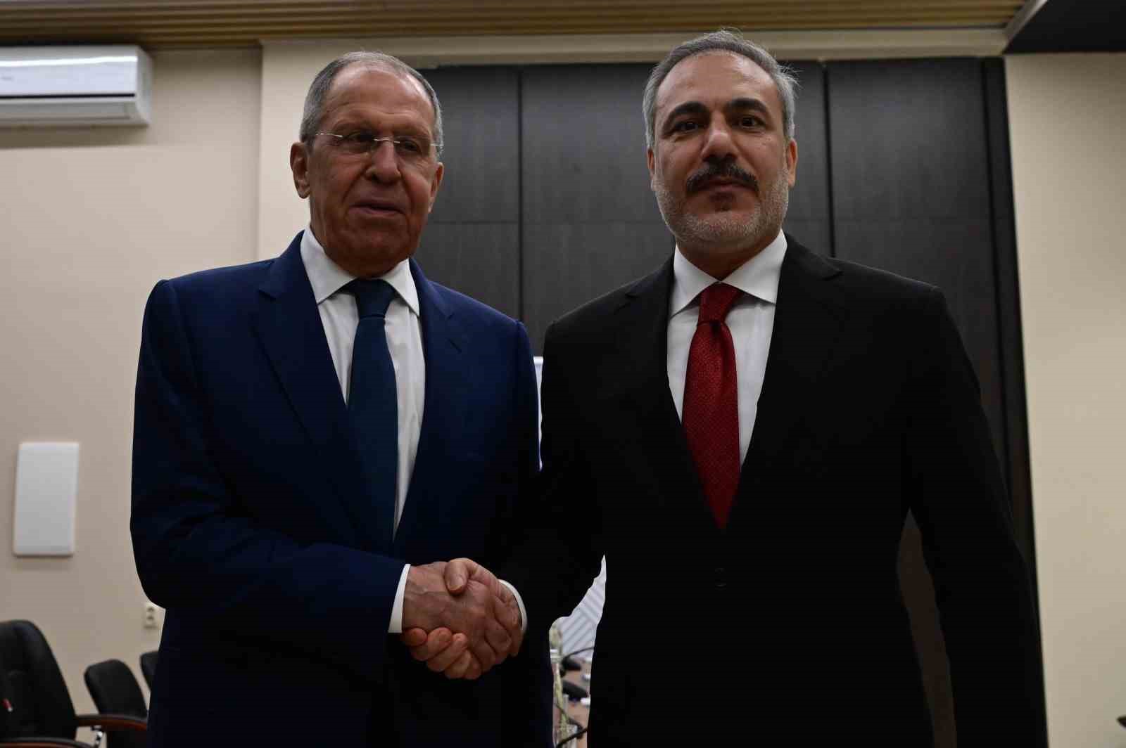 Bakan Fidan, Rus mevkidaşı Lavrov ile görüştü
