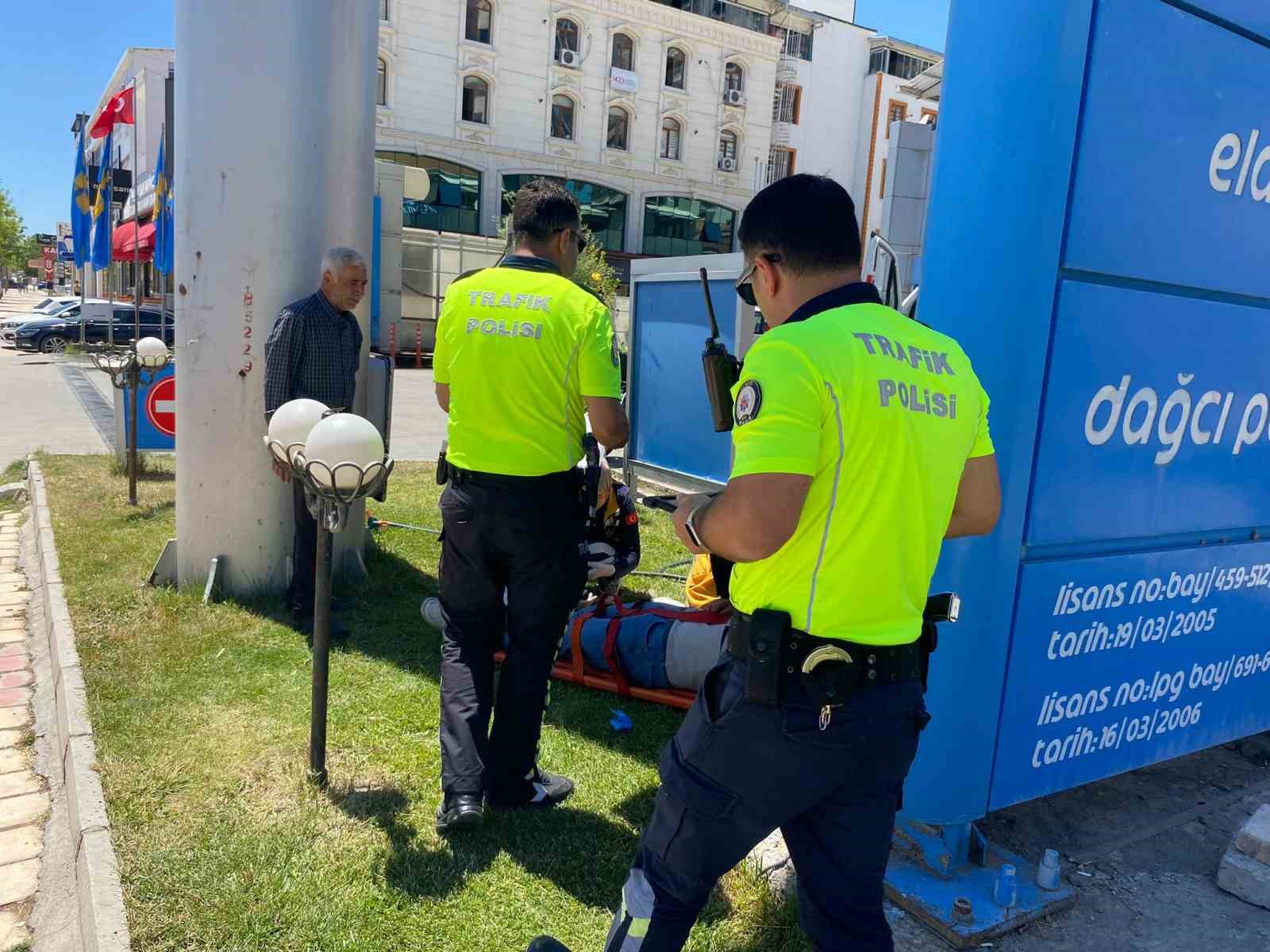 Elazığ’da trafik kazası : 1 yaralı
