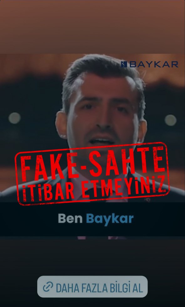 Baykar Yönetim Kurulu Başkanı Selçuk Bayraktar’dan dolandırıcılık uyarısı
