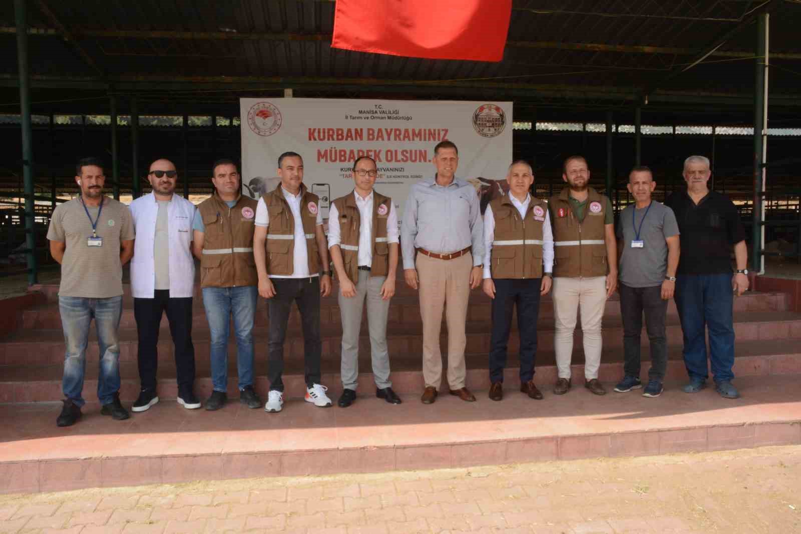 Özkasap ve Öztürk Canlı Hayvan Borsası’nda incelemelerde bulundu
