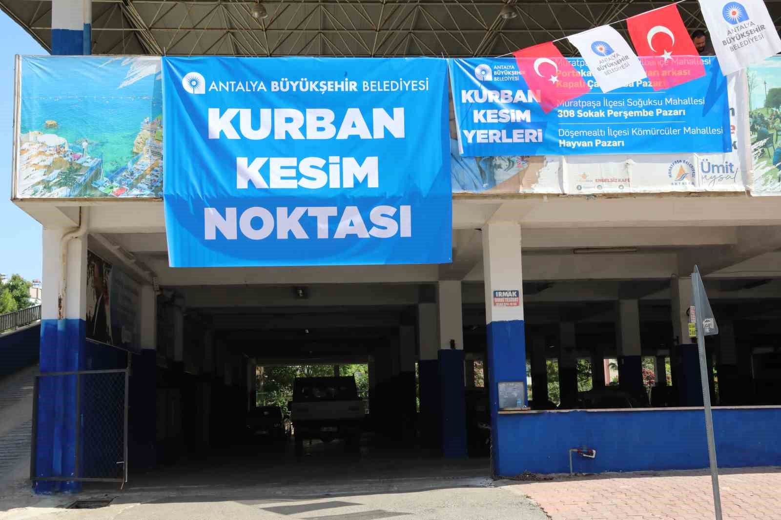 Büyükşehir’den üç noktada ücretsiz kurban kesimi
