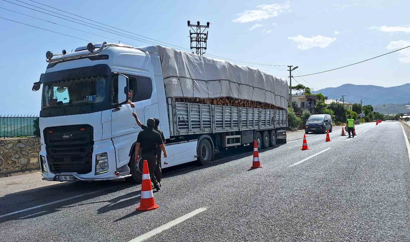 Mersin’de orman kaçakçılığına yönelik denetim yapıldı
