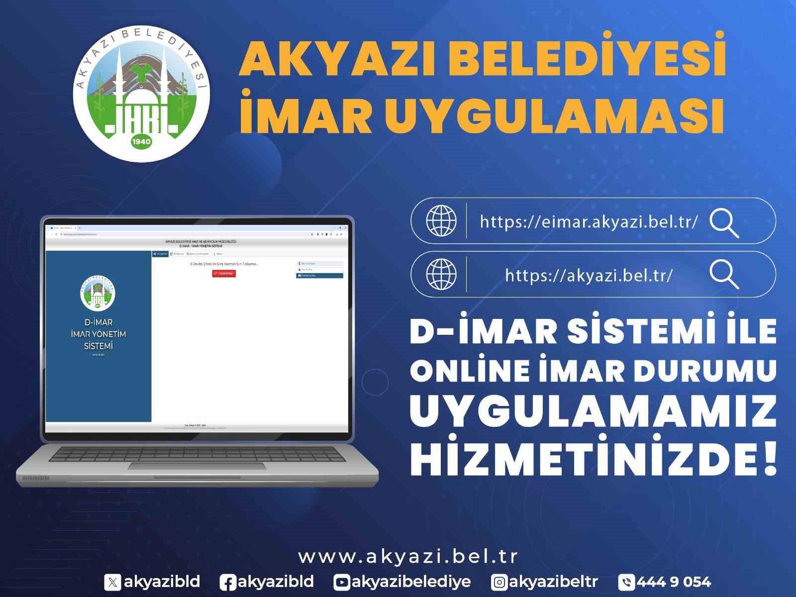 Akyazı Belediyesi’nde dijital imar dönemi başladı
