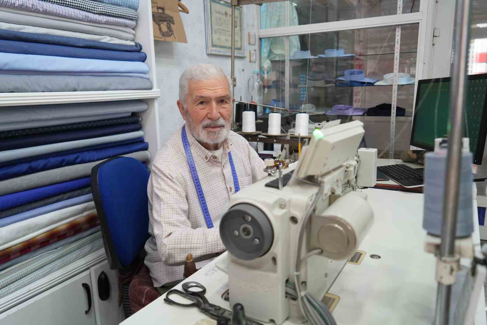 Dikiş makinası başında 81 yıl geçirdi
