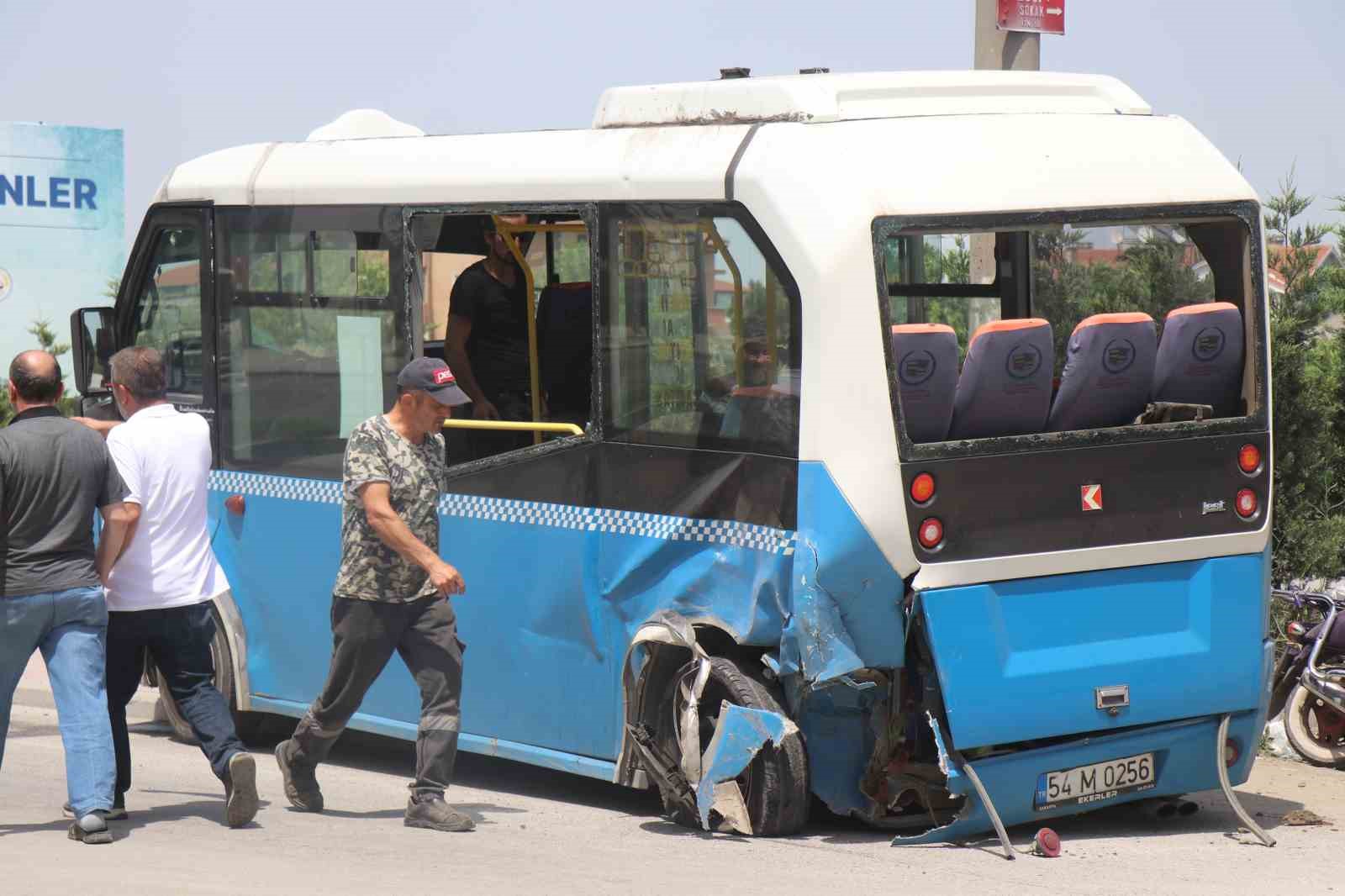 Cip ile toplu taşıma aracı çarpıştı: 7 yaralı
