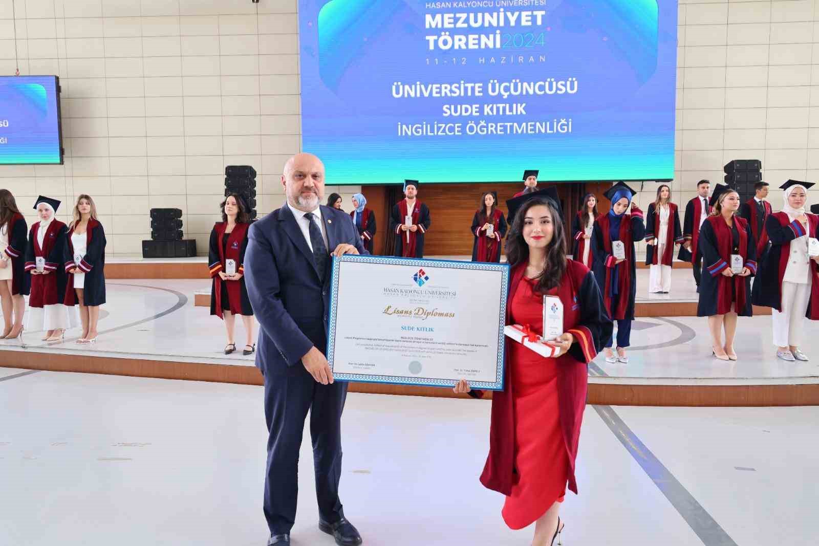 Hasan Kalyoncu Üniversitesi bin 707 öğrencisini mezun etmenin gururunu yaşadı
