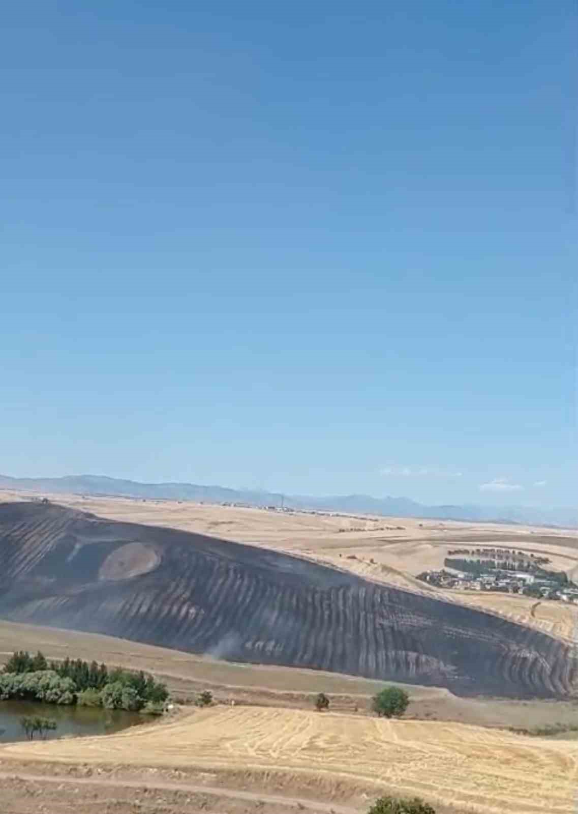 Diyarbakır’da bin dönümlük arazi küle döndü
